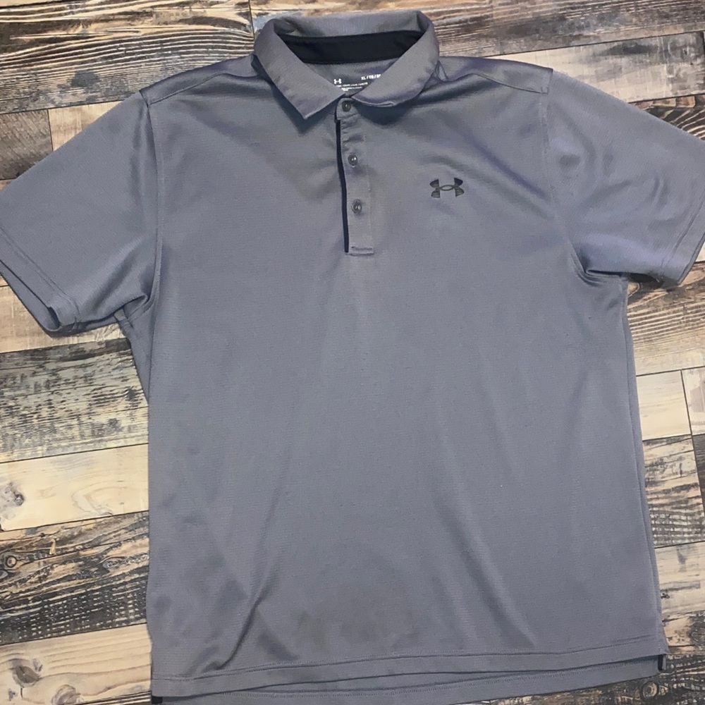 Under Armour Men's Charcoal Polo Shirt